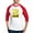 Red/White, variant on CafePress - Yes We Kam - Cotton Baseball Jersey, 3/4 Raglan Sleeve Shirt