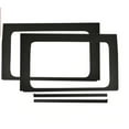 thumbnail image 1 of Boom Mat Sound Deadening Rear Side Window Kit for 2019 Jeep Wrangler Rubicon - Black Leather Look, 1 of 1