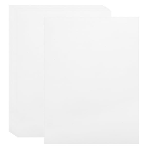 20 hojas de papel para escribir en braille, para personas ciegas, en blanco, para escribir en braille, suministros de ayuda para personas ciegas, color blanco.