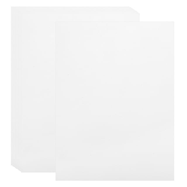 20 hojas de papel para escribir en braille, para personas ciegas, en blanco, para escribir en braille, suministros de ayuda para personas ciegas, color blanco.