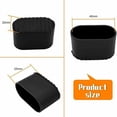 thumbnail image 2 of Furniture Feet Protector, Non-Slip Black Oval Covers, Durable, Easy Installation, Floor Protection for Home, Patio, Garden, Office (20 Pieces), 2 of 5