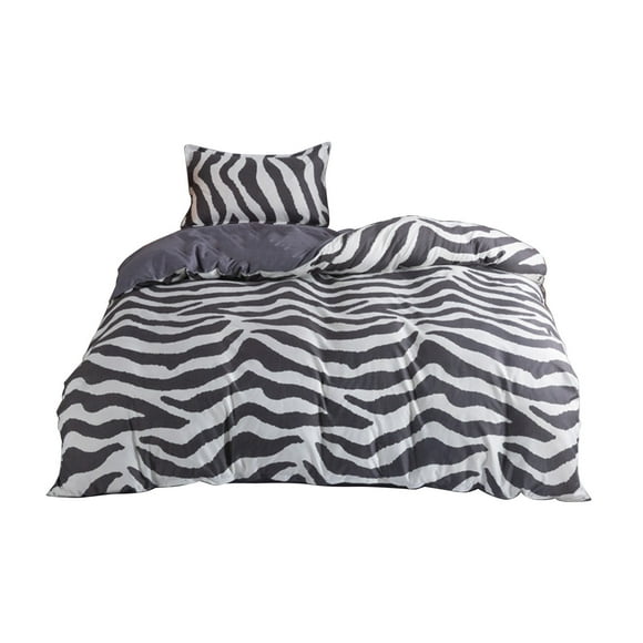 EGNMCR Décoration de Chambre, Housse de Couette Format Simple, Ensemble de Housse de Couette avec Fermeture à Boutons, Housse de Couette en Microfibre Lavée Ultra Douce avec 1 Taie d'Oreiller pour Toutes les Saisons (Drap et Taie d'Oreiller)