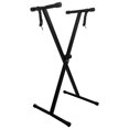thumbnail image 2 of Keyboard Stand, Steel Rubber Pad Music Keyboard Stand  Stability 7 Level Adjustable  for Room, 2 of 8