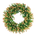 thumbnail image 1 of Guirnalrtificial para puerta frontal, guirnalda verde hecha a mano es guirnalda colgante, ventana de pared, decoración de Sunnimix corona de eucalipto, 1 of 8