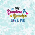 thumbnail image 4 of Inktastic My Grandma and Grandpa Love Me with Hearts Boys or Girls Toddler T-Shirt, 4 of 5