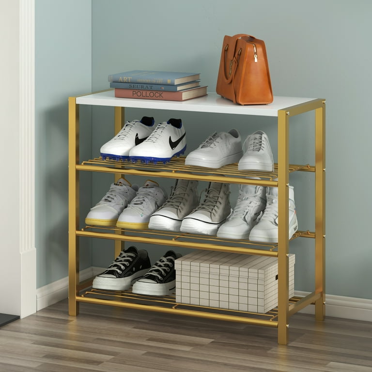 Slim metal shoe rack hotsell