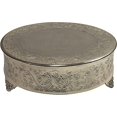 thumbnail image 2 of Leeber 89951 16 Round Ornate Plateau, Nickel Plate, 2 of 4