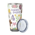 thumbnail image 2 of KLL Happy Easter1 Print 40oz Stainless Steel Insulated Car Cup with Spillproof Lid - Keep Your Drink Hot or Cold on the Go-Without Straw, 2 of 8