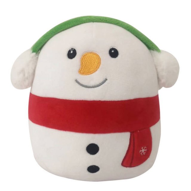 Muñeco de peluche bonito de 20cm con forma de muñeco de nieve, almohada suave rellena, regalo, suministros para fiesta de Navidad