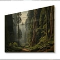 thumbnail image 2 of Designart "Kings of the Forest Sequoia Majesty I" Landscapes Print on Natural Pine Wood, 2 of 5