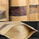 thumbnail image 5 of 100pcs Kraft Bags With Window Stand Up Ziplock Seal Paper Bag Large Food Storage Pouch, 5 of 5