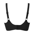 thumbnail image 5 of khonts,Women's Comfortable Lace Design Oversized Full Coverage Bras Seamless Daily Casual Bralettes Black M, 5 of 5