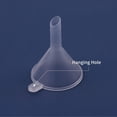 thumbnail image 4 of 12pcs Mini Plastic Funnels Liquid Transfer Funnel 31mm/1.22in Diameter Acid and Alkali Resistant for Bottle Filling Perfumes Essential Oil Small Funnel, 4 of 8