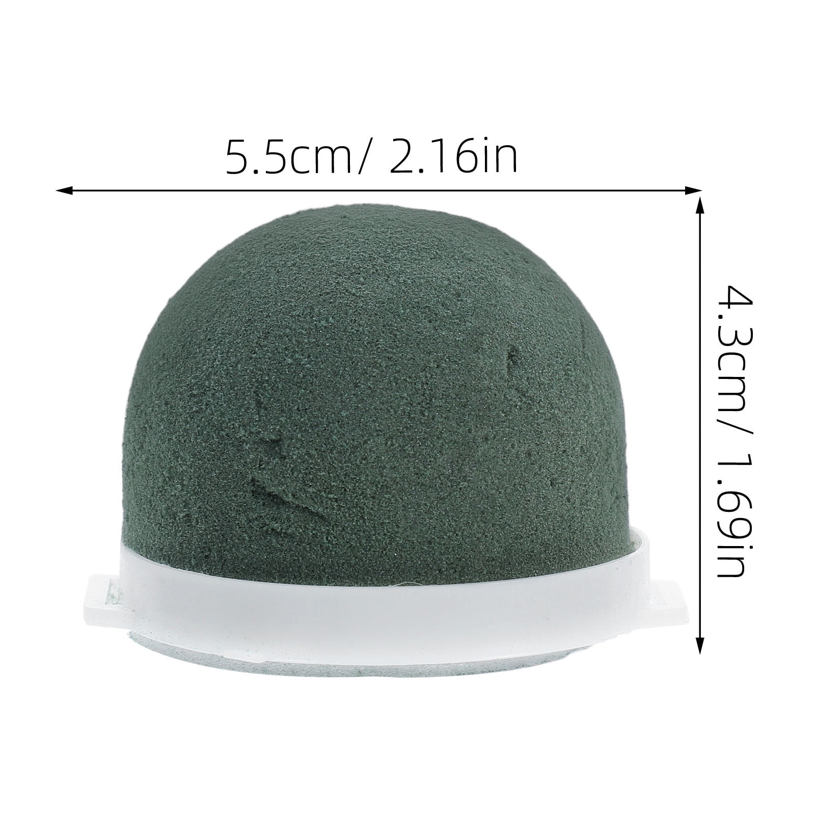 WORGEOUS 12pcs Mini Floral Foam Flower Arranging Foam Blocks Round Floral Foam Mud Wedding Decorations Floral Arrangement Centerpieces For Bottle Decor