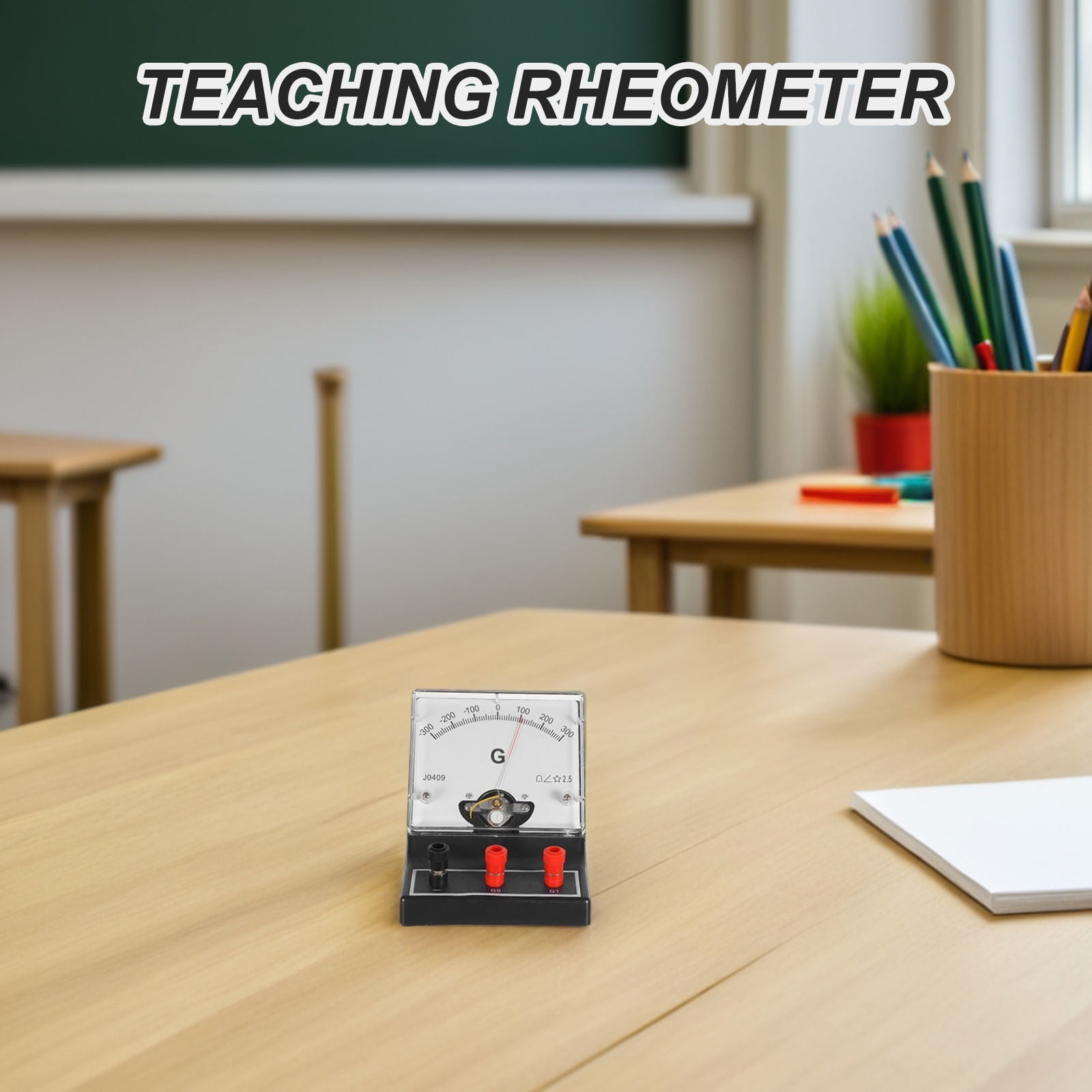 ELAYARD Dual Range Plastic Galvanometer for Accurate Electrical Experiments and Circuit Testing Analysis