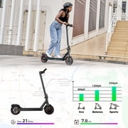 iScooter Electric Scooter for Adults, 21.7 Miles Max Range with 21 MPH Top, 350W Foldable Commuting Electric Scooter, 3-Speed & Cruise Control Escooter Teens