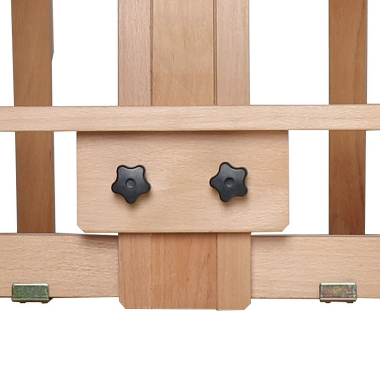 Wooden Beechwood Adjustable H-Frame Studio Easel, Artist Storage Tray — TCP  Global