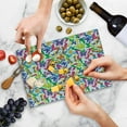 thumbnail image 5 of Butterfly Cutting Board, Different Sized Butterfly Silhouettes Sense of Change Movement Lifestyle Art, Decorative Tempered Glass Cutting and Serving Board, Small Size, Multicolor, by Ambesonne, 5 of 5