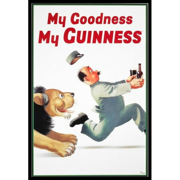 My Goodness My Guinness Vintage Ad Poster Poster Print - Walmart.com