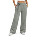 thumbnail image 6 of Posijego Women's Jogger Pants High Waisted Straight Leg Lightweight Solid Color Workout Pants Running Pants with Pockets, 6 of 7