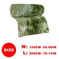 thumbnail image 4 of Djunllk Throw Blanket - Green Microfiber Ultimate Cozy Soft Blanket, Breathable Fluffy Blanket All Season Use, 59.0" x 78.7", 4 of 5
