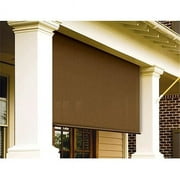 Coolaroo  8 ft. x 6 ft. Select Series Roll-Up Exterior Window Shade - Mocha