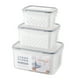 thumbnail image 2 of Billuyoard Caja de almacenamiento de frutas y verduras para nevera, gran capacidad, escurridor hueco para cocina, organizador de despensa para el hogar, Organizadores de utensilios de cocina Largo Billuyoard HA070910-03, 2 of 6