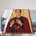 thumbnail image 6 of Fleece Throw Blanket for Couch Sofa or Bed, Nicolas Hai Cage Soft Fuzzy Plush Blanket, Luxury Flannel Lap Blanket, Super Cozy and Comfy for All Seasons 50x40 inch, 6 of 7