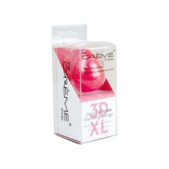 Kole Imports MK207-48 3D XL Silicone Blending Sponge Classic Shape - Dark Pink - Pack of 48