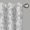 thumbnail image 5 of Eclipse Nora Botanical Print Absolute Zero Blackout Window Panel, 5 of 6