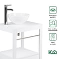 thumbnail image 3 of Gabinete Para Baño Mueble Lavamanos Ovalin Monomando y Toallero Fibra de Madera MFC KingsHouse blanco, 3 of 8