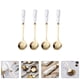 thumbnail image 2 of cucharas para café con forma de flor, delicadas y duraderas, para helado y postre., 2 of 7