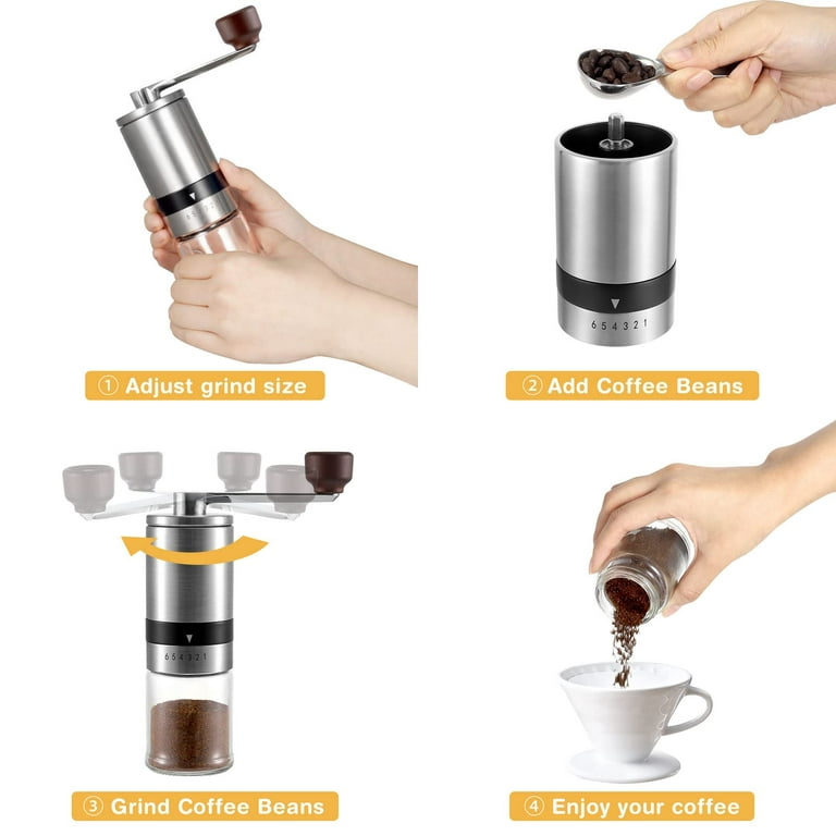 Gianxi Retro Portable Grinding Coffee Making Tools Hand Manual