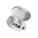 thumbnail image 2 of Monstrate Compatibilidad con Bluetooth 5.0 Auriculares Inalámbricos a prueba de agua en la oreja Pantalla LED Auriculares Reproducción de Cables de audio/vídeo Blanco, 2 of 6