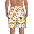 thumbnail image 3 of Kdxio Thanksgiving Pattern Mens Casual Shorts - Drawstring Summer Beach Sports Shorts for Men, 3 of 9