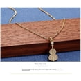 thumbnail image 6 of Violin Charm Music Necklace,Music Sports Gifts Hip Hop Rock Music For Women And Men Punk Rock Music Jewelry, 6 of 6
