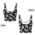 thumbnail image 5 of Fotbe Cool Gamepad Pattern Womens' Sports Bra Longline Wirefree Padded with Medium Support Sports Moisture-Wicking Workou Vest,Tank Top-XX-Large, 5 of 7