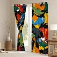 thumbnail image 3 of jejeloiu Vintage Dinosaur Black Out Curtains,Wild Animal Curtains Pack of 2 (42x63 Each),Colorful Dino Bedroom Curtains For Boys Kids,Microfiber Bedroom Decor, 3 of 6
