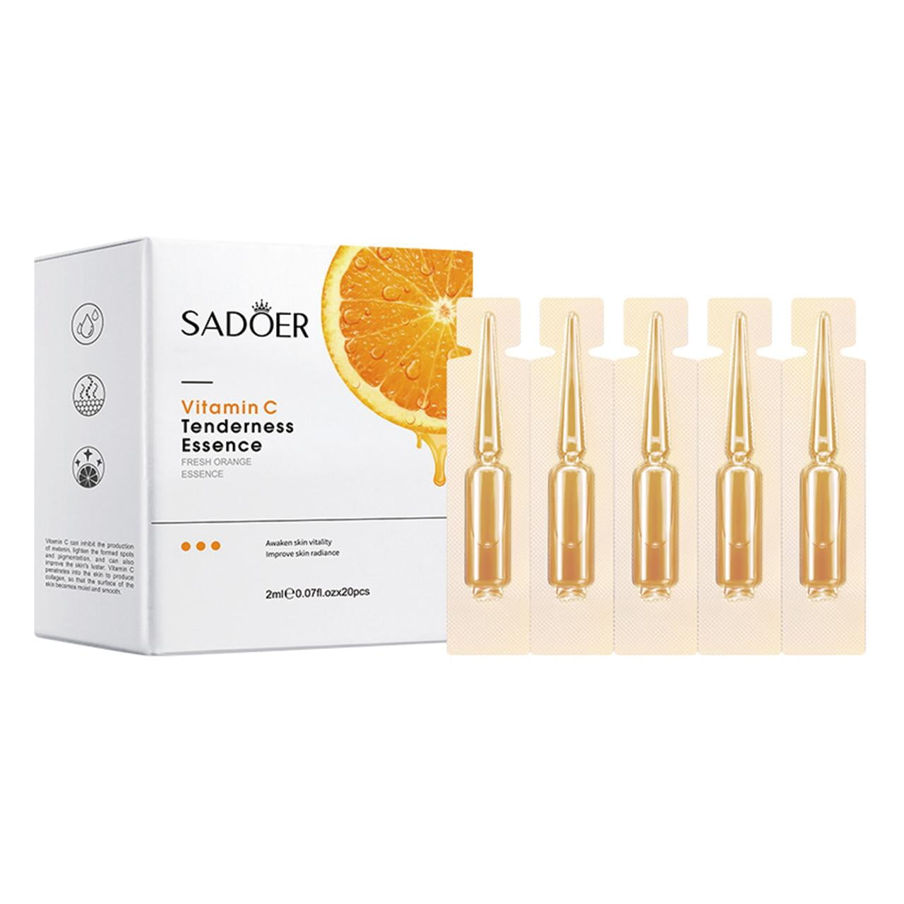 Vitamin C Face Essential Oil 20 Sticks 1 Box Deeply Moisturizes Hydrating Essence Easy-using Anti-wrinkle Exquisite for Cosmetic