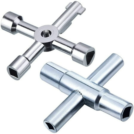 

Multifunction 4-Way Faucet Wrench Tool for Sillcock or Spigots