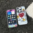 thumbnail image 3 of Funda De Teléfono De Plata De Hierro Caliente Para iPhone 11 14 Plus 12 13 Pro Max Moda KAWS STUS Protección Cubierta, 3 of 4
