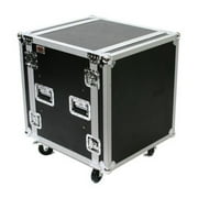 12 Space ATA Shock Amp Rack Case w/ Casters