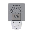 thumbnail image 5 of Yayeee LED Plug in Night Light for The Home with Auto Dusk to Dawn Light Sensors, 2 Pack, Beige Chubby Cat, 5 of 6