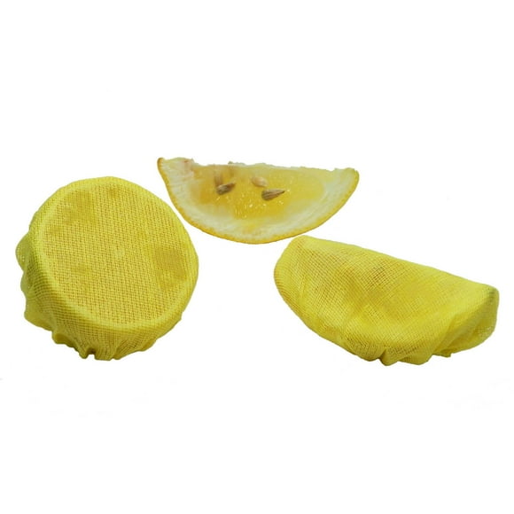 Bolsa con forma de cuña Stretch Wraps Regency Wraps, color limón, color amarillo, paquete de 12