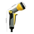 thumbnail image 3 of Yhmxh Home Gadgets-Bathroom Accessories-New Home Essentials High-Pressure Water Spray Guns 9 Modes Spray Multi-Function Car Wash Hose Sprinkle Nozzle Garden Watering Sprinkler Tool Water Spray, 3 of 9