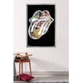 thumbnail image 2 of Rolling Stones - Logo Wall Poster, 22.375" x 34", Framed, 2 of 2