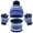 #N-4Pcs, variant on Winter Kid Boys Girls Warm Hat Gloves Set Pompom Striped Design,4Y-10Y