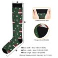 thumbnail image 3 of FORMRS Womens Knee High Socks Casual Long Thick Travel Daily Wear, 2 Pairs, Christmas Hats, 3 of 6