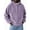Purple, variant on LYSMORA Men's Corduroy Pullover Hoodie, Vertical Ribbed Oversized Long Sleeve Casual Sweatshirt With Front Kangaroo Pocket