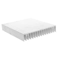 thumbnail image 4 of Silver Tone Aluminium Heat Diffuse Heat Sink Cooling Fin 120x100x18mm, 4 of 5